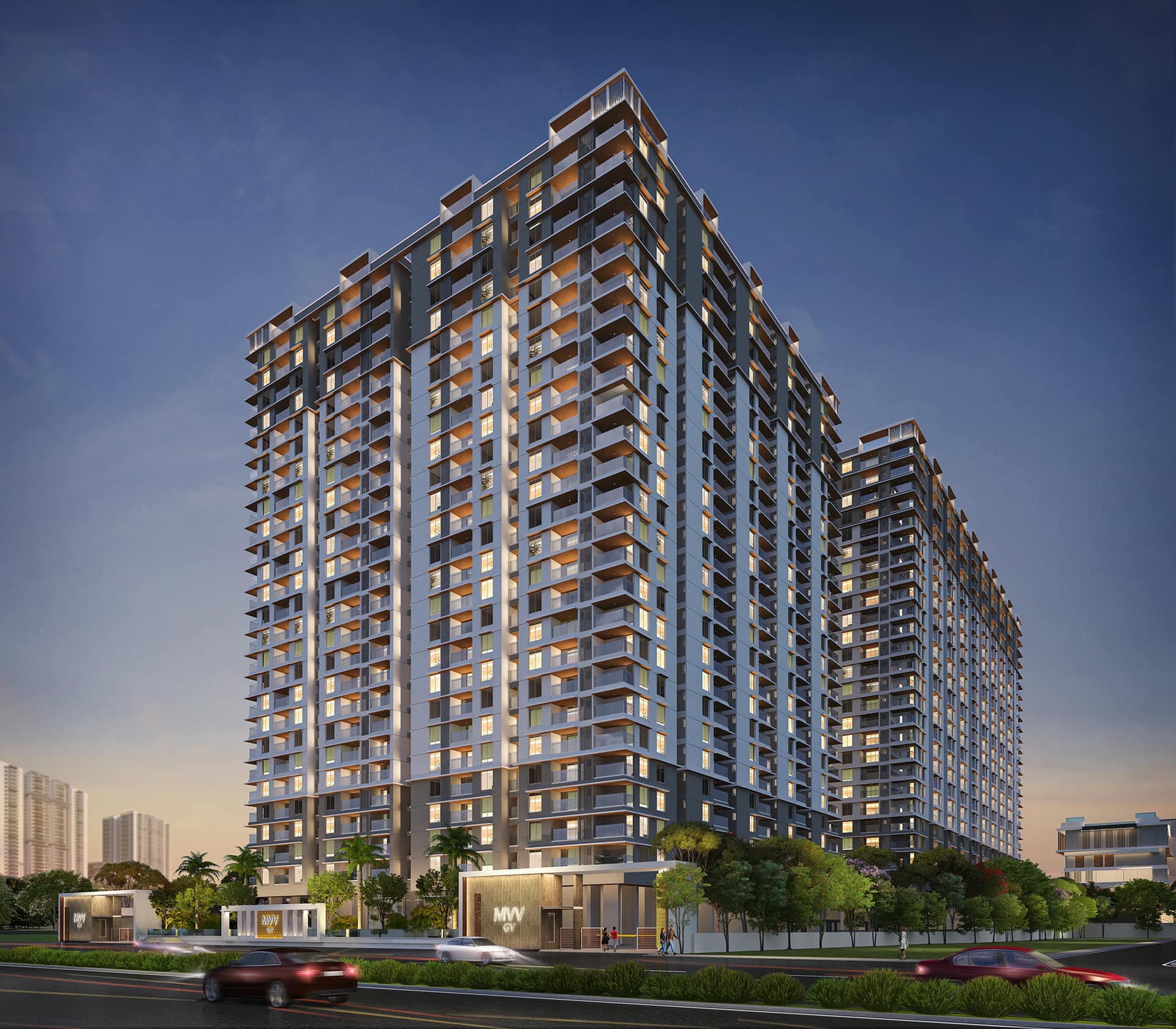 MVV GV The Grand — evening elevation