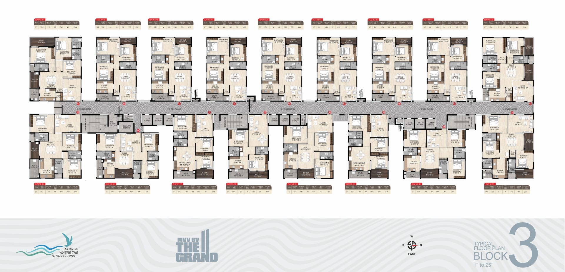Block 3 floor plan